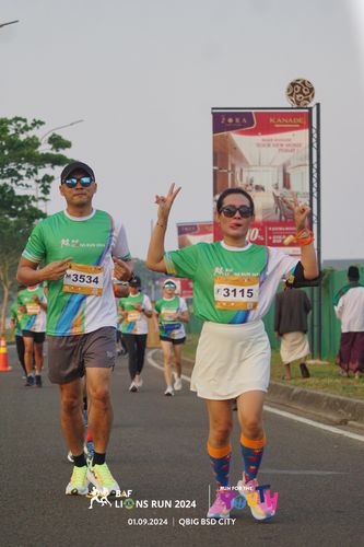 Race photo from BAF LIONS RUN 2024