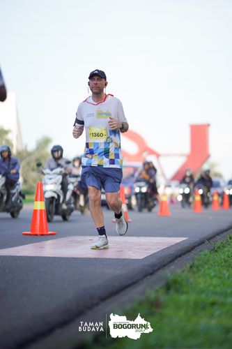 Race photo from Taman Budaya x BOGORUN 2025