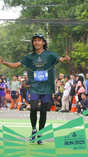 Race photo from Mangkunegaran Run 2025