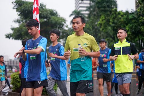 Race photo from Road to BAF Lions Run 2024