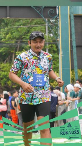 Race photo from Mangkunegaran Run 2025