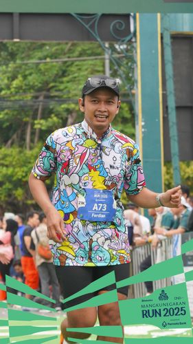 Race photo from Mangkunegaran Run 2025