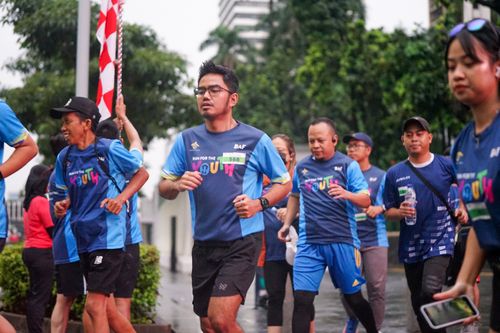 Race photo from Road to BAF Lions Run 2024
