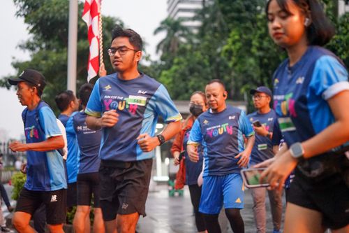 Race photo from Road to BAF Lions Run 2024