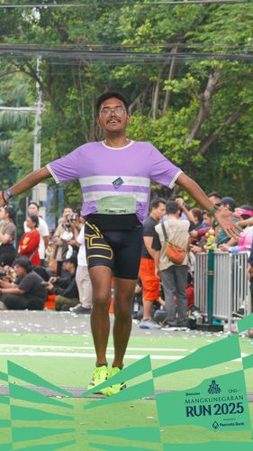 Race photo from Mangkunegaran Run 2025