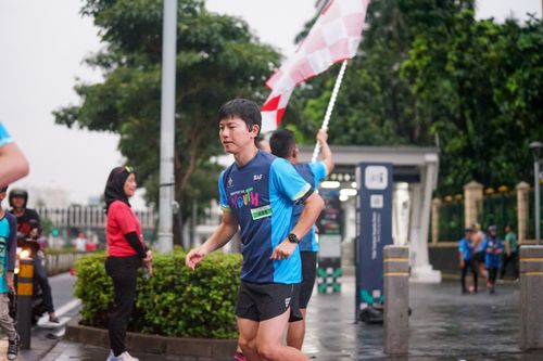Race photo from Road to BAF Lions Run 2024