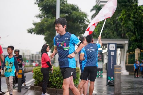 Race photo from Road to BAF Lions Run 2024