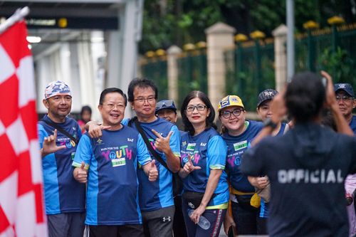 Race photo from Road to BAF Lions Run 2024