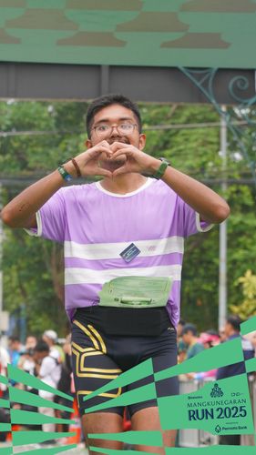 Race photo from Mangkunegaran Run 2025