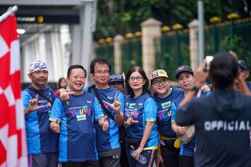 Race photo from Road to BAF Lions Run 2024