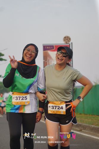 Race photo from BAF LIONS RUN 2024