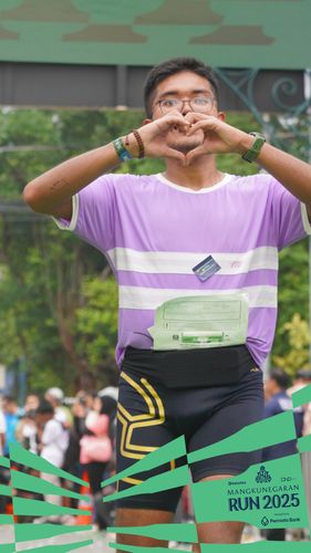 Race photo from Mangkunegaran Run 2025