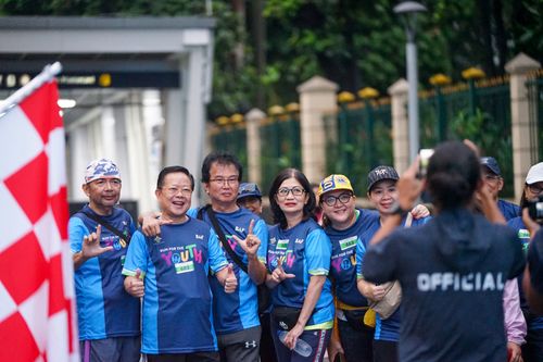 Race photo from Road to BAF Lions Run 2024