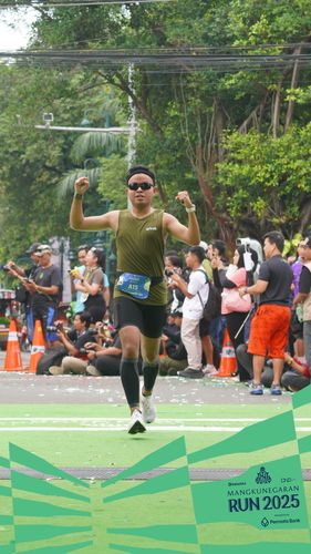Race photo from Mangkunegaran Run 2025