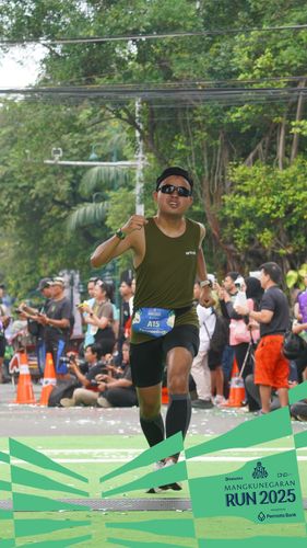 Race photo from Mangkunegaran Run 2025