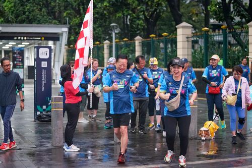 Race photo from Road to BAF Lions Run 2024