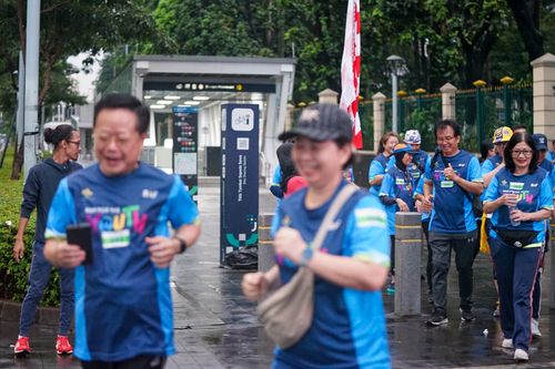 Race photo from Road to BAF Lions Run 2024