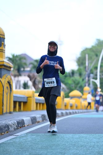 Race photo from KEMLU RUN 2025