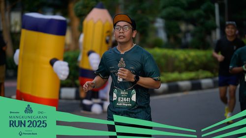 Race photo from Mangkunegaran Run 2025