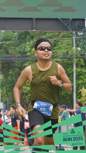 Race photo from Mangkunegaran Run 2025