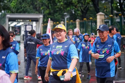 Race photo from Road to BAF Lions Run 2024