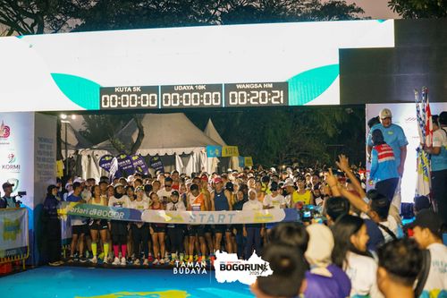 Race photo from Taman Budaya x BOGORUN 2025