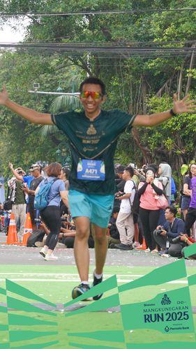 Race photo from Mangkunegaran Run 2025