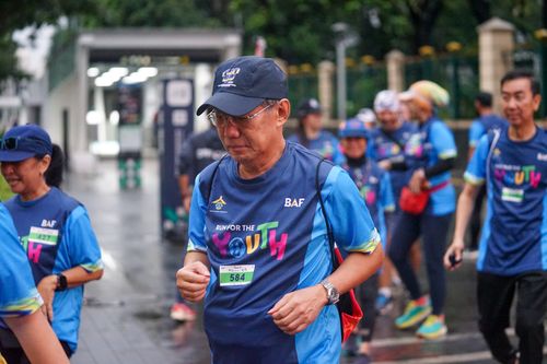 Race photo from Road to BAF Lions Run 2024