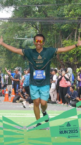 Race photo from Mangkunegaran Run 2025