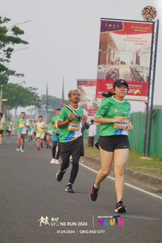 Race photo from BAF LIONS RUN 2024