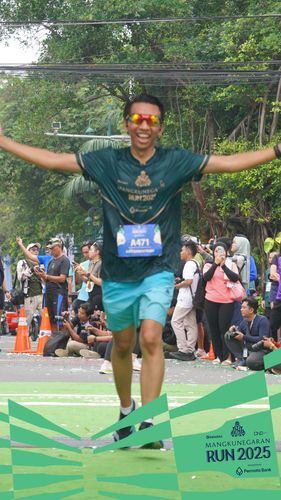 Race photo from Mangkunegaran Run 2025