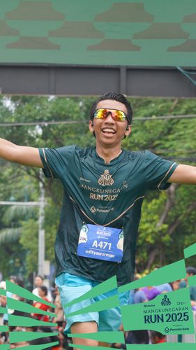 Race photo from Mangkunegaran Run 2025
