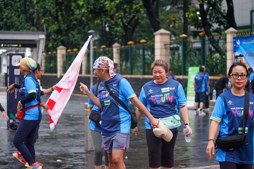 Race photo from Road to BAF Lions Run 2024