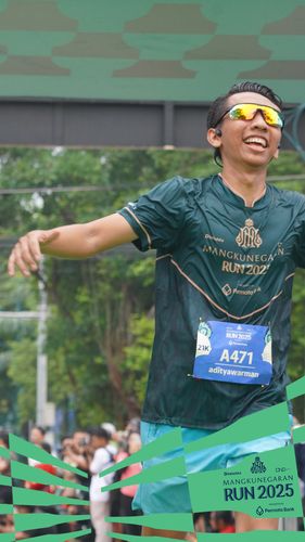 Race photo from Mangkunegaran Run 2025