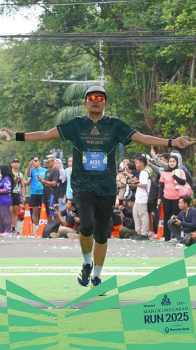 Race photo from Mangkunegaran Run 2025