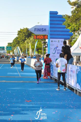 Race photo from Jabar Run 10K 2024