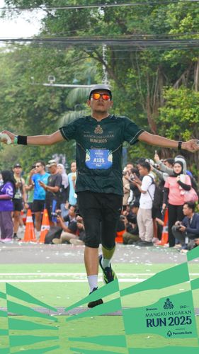 Race photo from Mangkunegaran Run 2025