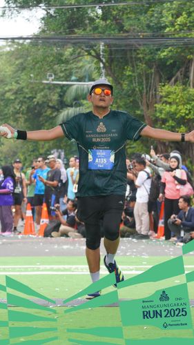 Race photo from Mangkunegaran Run 2025