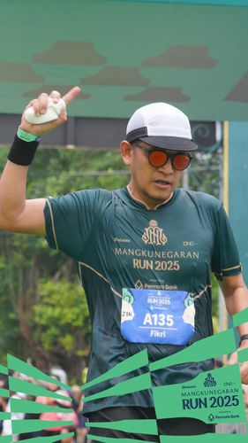 Race photo from Mangkunegaran Run 2025