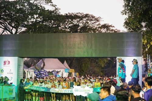 Race photo from Taman Budaya x BOGORUN 2025