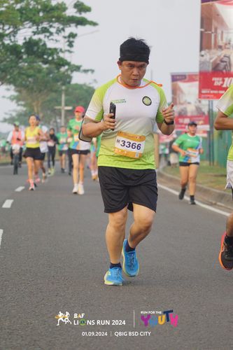 Race photo from BAF LIONS RUN 2024