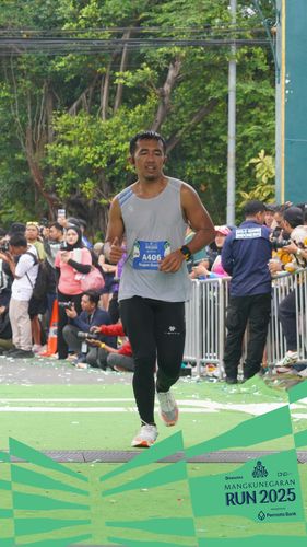 Race photo from Mangkunegaran Run 2025
