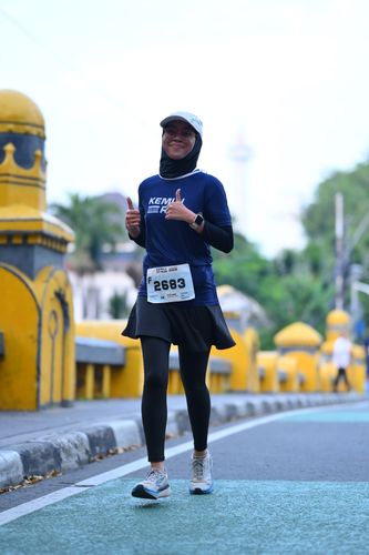 Race photo from KEMLU RUN 2025