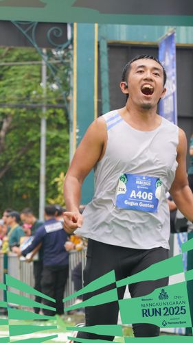 Race photo from Mangkunegaran Run 2025