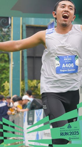 Race photo from Mangkunegaran Run 2025