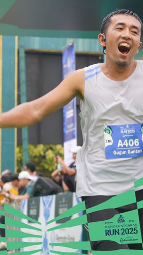 Race photo from Mangkunegaran Run 2025