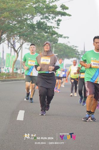 Race photo from BAF LIONS RUN 2024