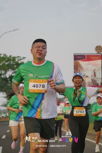 Race photo from BAF LIONS RUN 2024