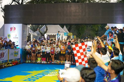 Race photo from Taman Budaya x BOGORUN 2025