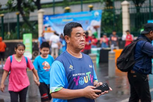 Race photo from Road to BAF Lions Run 2024